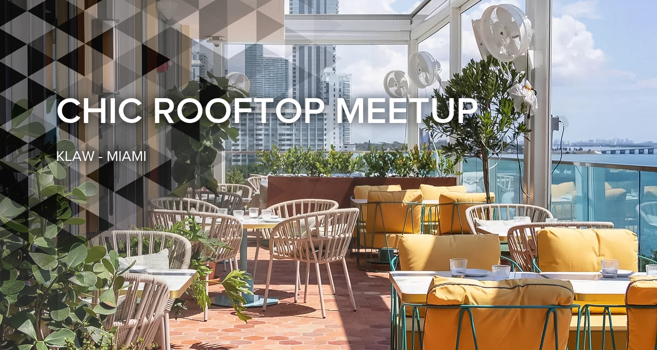 Chic Rooftop Meetup at Klaw